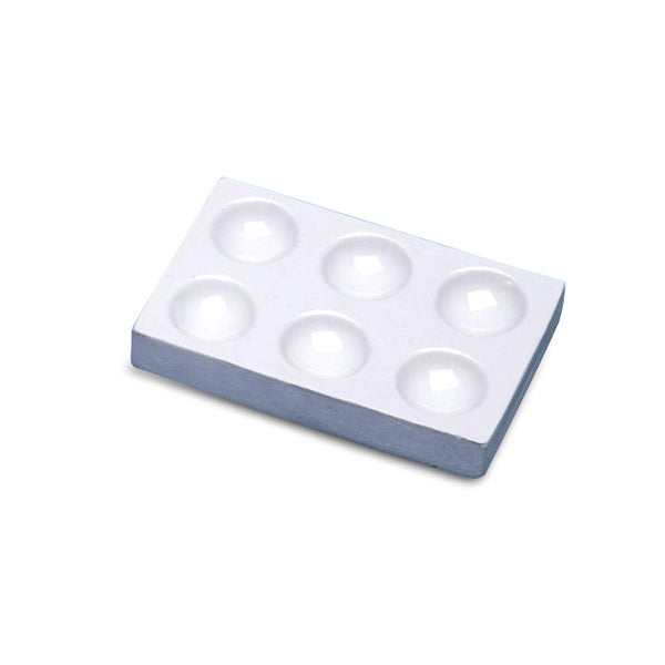 Paleta de porcelana con 6 cavidades MESTRA