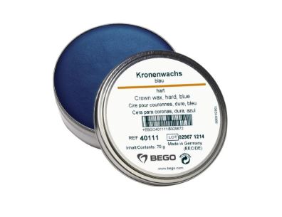 Cera para coronas azul 70g. BEGO