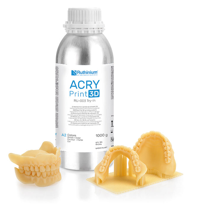 ACRY Print 3D RU-003 Try-In (A2) 1Kg. Ruthinium