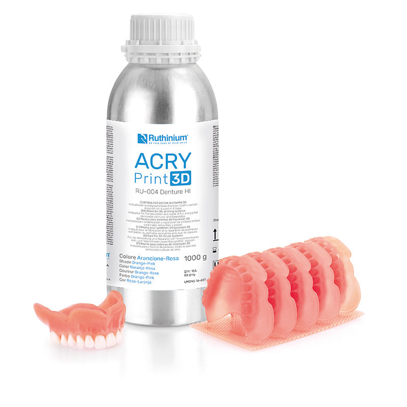 ACRY Print 3D RU-004 Denture HI 1Kg. Ruthinium