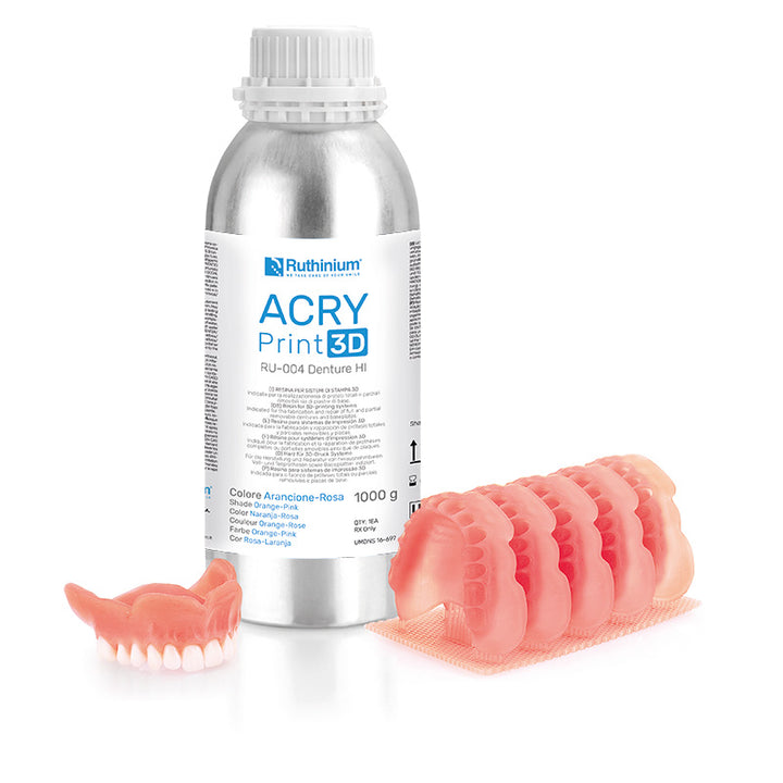 ACRY Print 3D RU-004 Denture HI 1Kg. Ruthinium