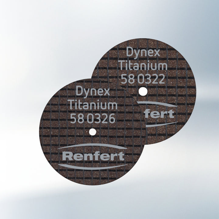 Discos reforzados Dynex Titanium  22x0,3mm 20u. RENFERT