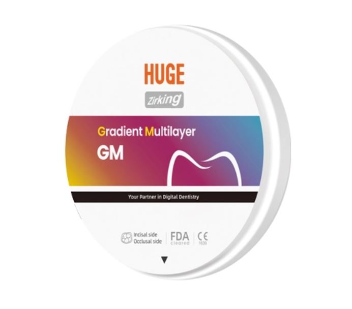 Bloque de Zirconio GM-3D (Multicapa) - Huge