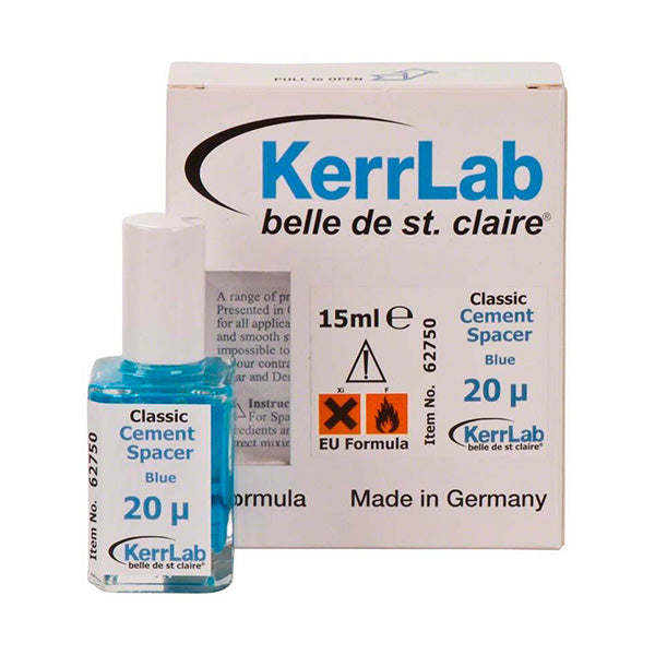 Espaciador azul Belle St Claire azul Classic 15ml. KERR