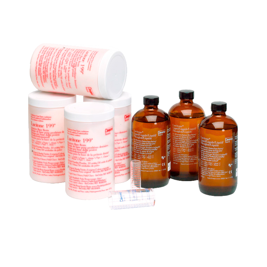 Lucitone 199 Original KIT 4x630 grs + 3x430 ml. Dentsply